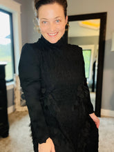 Jada One Size Textured & Petal Dress