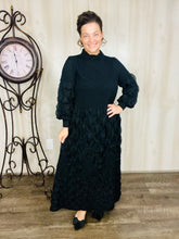 Ruffles & Class Dress- Black