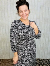 Katie Black & Ivory Dress