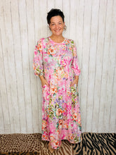 Missy Pink & Floral Dress