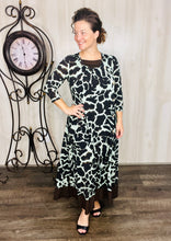 Prints & Buttons to Love Dress-Giraffe