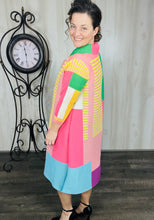 Nina Fashion Blazer- Black/Coral, Pink/Yellow or Green/Pink