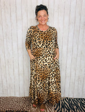 Tonya Marie Tiered Dress- Leopard Print