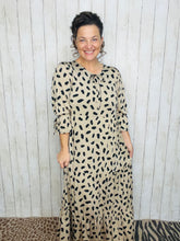 Clara Mocha & Dot Dress