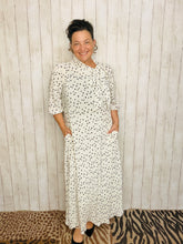 Power On The Day Dress-Ivory Polkadot