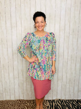 Purple Mix Wildflower Tunic