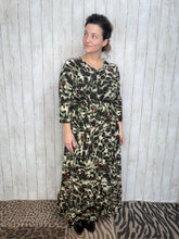 Katie Olive Leopard Print Dress