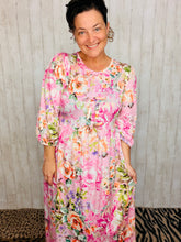 Missy Pink & Floral Dress