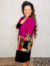 Magenta Rose Cardigan