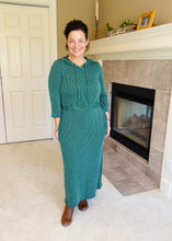 Adorable Lounge Dress-Hunter Green