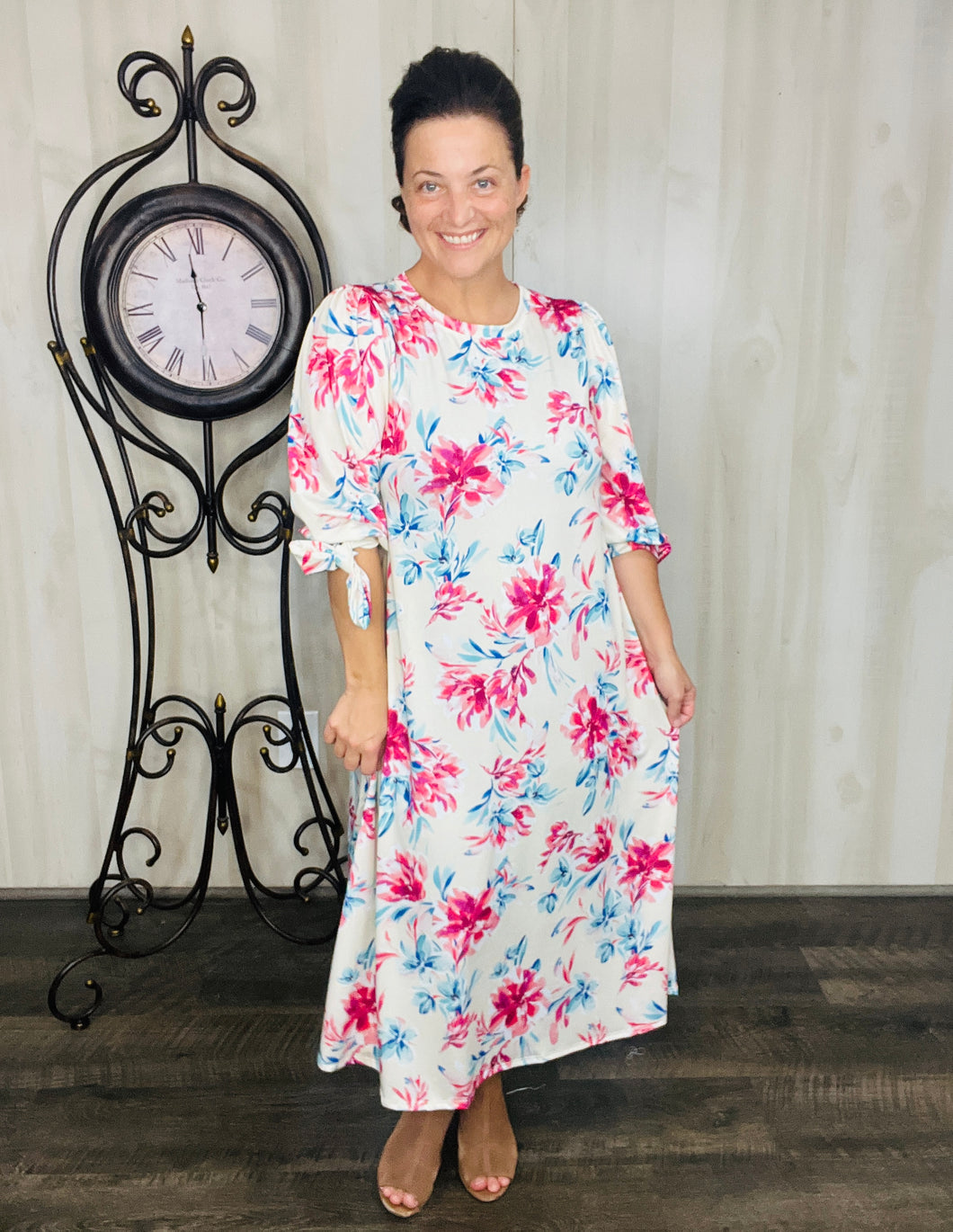Miss Regina Ivory & Pink Floral