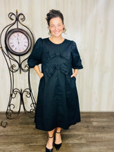 Misty Black & Bow Dress