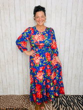 Mallory Blue Floral Dress