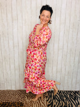 Ruffles & Luxury Dress- Multi Pink