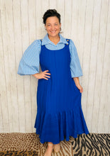 Baby Blue Gingham Collared Shirt