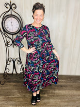 Jillian Flowy Hanky Dress- Be Happy