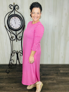 Brenda Pink & Geometric Dress