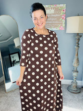 Hannah Brown Dot Dress