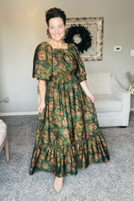 PREORDER: Lovely In Green- Modest Square Neckline Dress