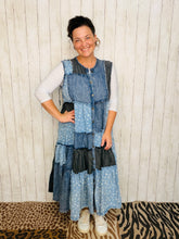 Mineral Wash & Stars Chambray Jumper Dress