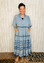 Light Chambray Maxi Dress