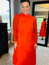 Jada One Size Textured & Petal Dress