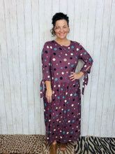 Lori Drop Waist Lilac & Polkadot Dress