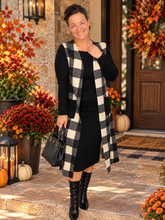 Buffalo Plaid Cardigan (White or Red)