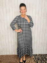 Black & Plaid Dreams Dress