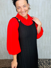 Black Textured Jumper
