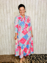 Brenda Bow & Ruffle Pink Patchwork