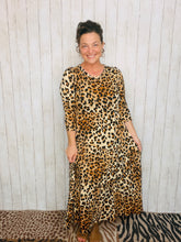 Tonya Marie Tiered Dress- Leopard Print