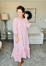 Michella High Low Dress-Peachy Pink Floral