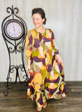 Smiles & Fall Abstract Dress