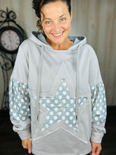 Beau Blue Trendy Star Hoody