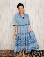 Light Chambray Maxi Dress