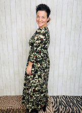 Katie Olive Leopard Print Dress