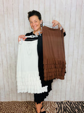 Darla Ruffle Skirt Extender-Ivory