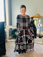 Georgia Plaid Dress- Tan or Red Plaid