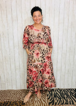 Mallory Mauve & Leopard Dress