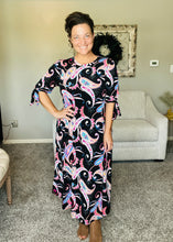 Regina Black & Paisley Dress