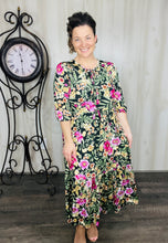 Kimmy Tiers & Bows Dress- Black