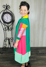 Nina Fashion Blazer- Black/Coral, Pink/Yellow or Green/Pink