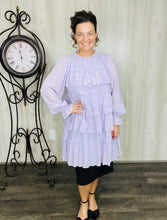 Georgia Lavender Ruffle Tunic