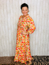 Peach Sophistication Zipper Dress