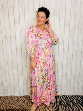 Missy Pink & Floral Dress