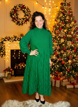 Ruffles & Class Dress- Hunter Green