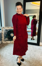 Jada One Size Textured & Petal Dress