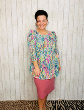Purple Mix Wildflower Tunic