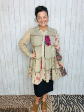 Artisan Embroidered Patchwork Tunic Top